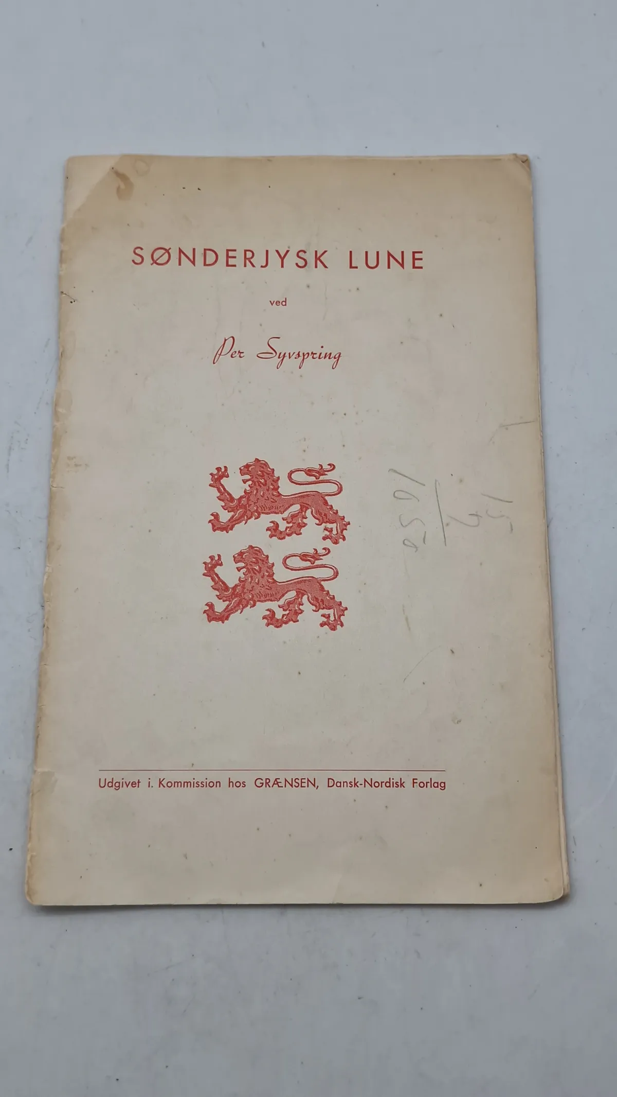 Originalt hæfte - Sønderjysk lune