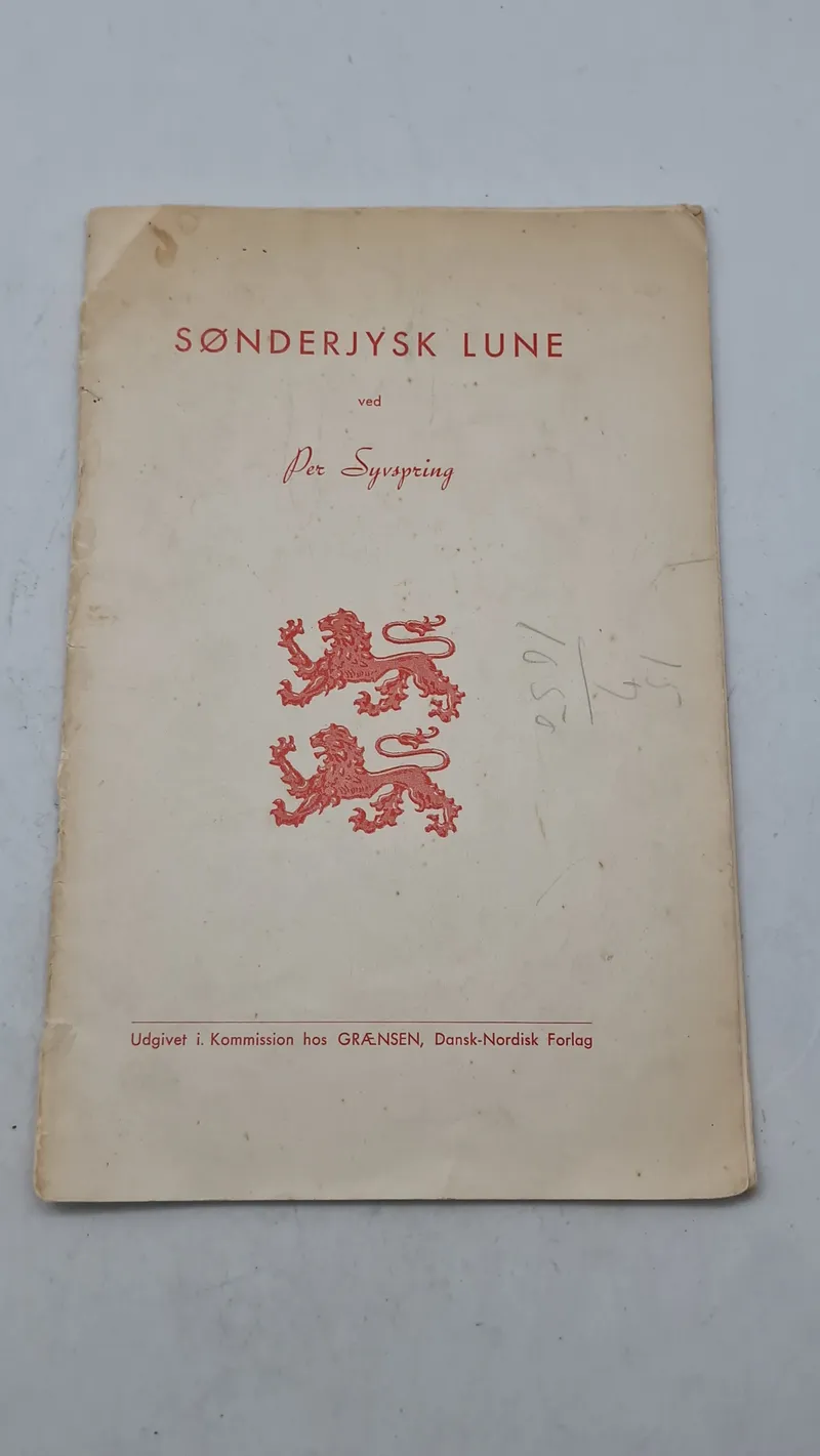 Originalt hæfte - Sønderjysk lune