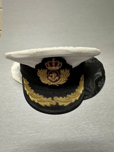 Original Dansk marinekasket med overtræk