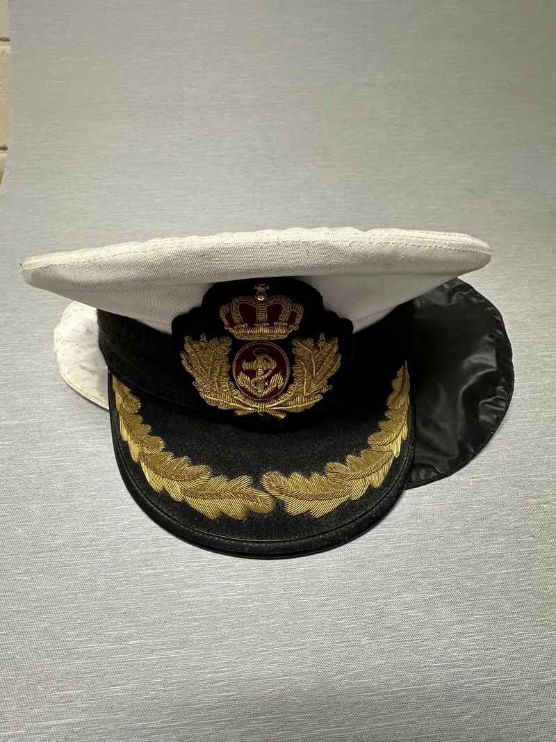 Original Dansk marinekasket med overtræk