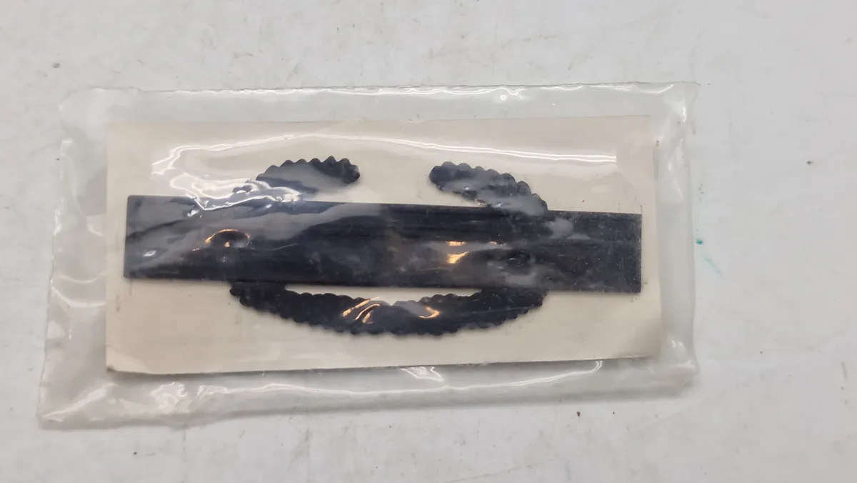 Original amerikansk combat infantry man badge. Ubrugt fra 1969 Vietnamkrigen