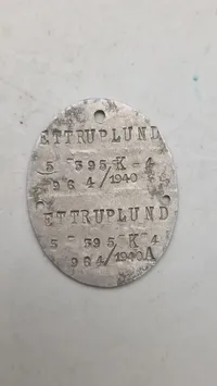 Original dansk id brik fra 1940