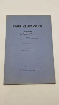 Originale hæfter, ww2 Fabrikluftværn