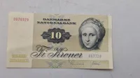 Original dansk 10 krone seddel