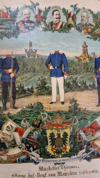 Originalt tysk reservistbillede DANSK SØNDERJYDE  Kongelige Saksiske 13. Infanteri Regiment Nr. 178