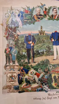 Originalt tysk reservistbillede DANSK SØNDERJYDE  Kongelige Saksiske 13. Infanteri Regiment Nr. 178