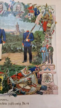 Originalt tysk reservistbillede DANSK SØNDERJYDE  Kongelige Saksiske 13. Infanteri Regiment Nr. 178