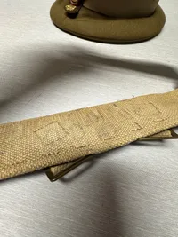 Original M47 kasket og M44 bælte