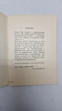 Samling lærebøger, feltinstruktioner mm.