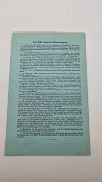Originalt sportsabzeichen urkunde & stofmærke