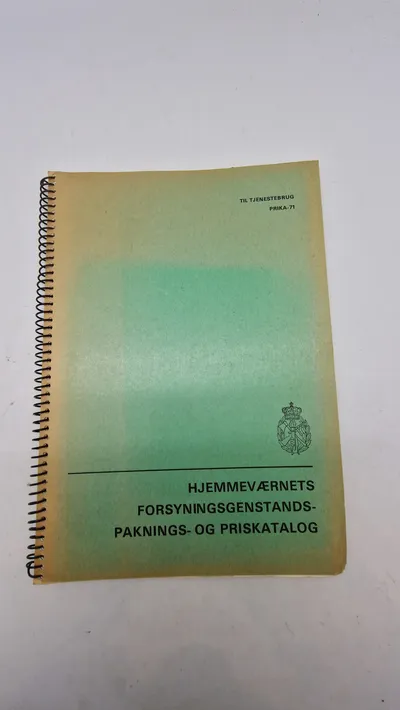 Hjemmeværnets Forsyningsgenstandspaknings- og Priskatalog
