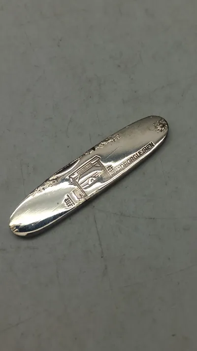Original foldekniv med motiv fra Padborg lejren