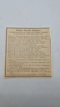 Faldne Danske soldater