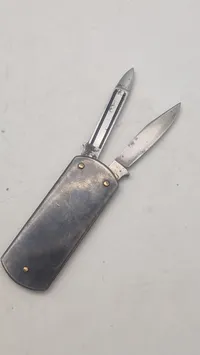 Sjælden original Hellesen reklame kniv (Tiger batterier)