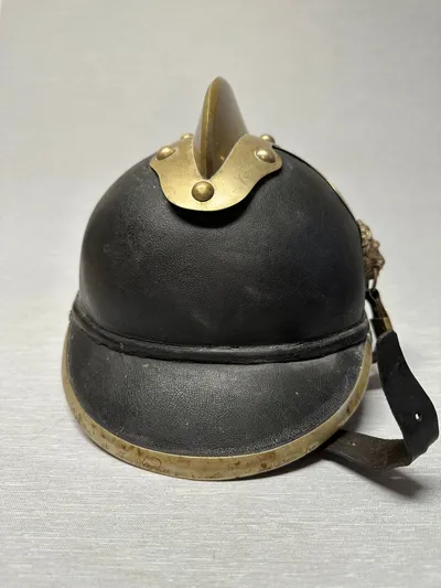 original 18 tals brandhjelm