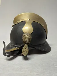 original 18 tals brandhjelm