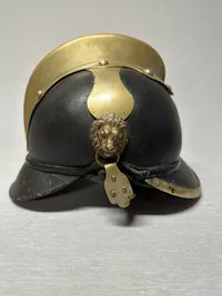original 18 tals brandhjelm