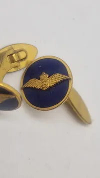 Originale militære manchetknapper, flyvevåbnet