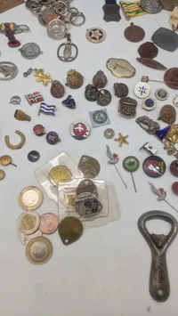 Samling pins mm.