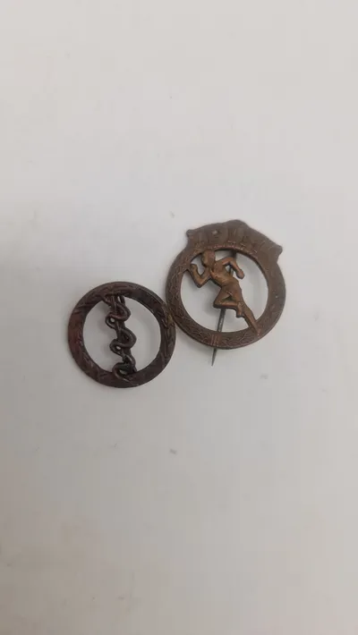 Militære mærker fra den Danske brigade i Sverige WW2