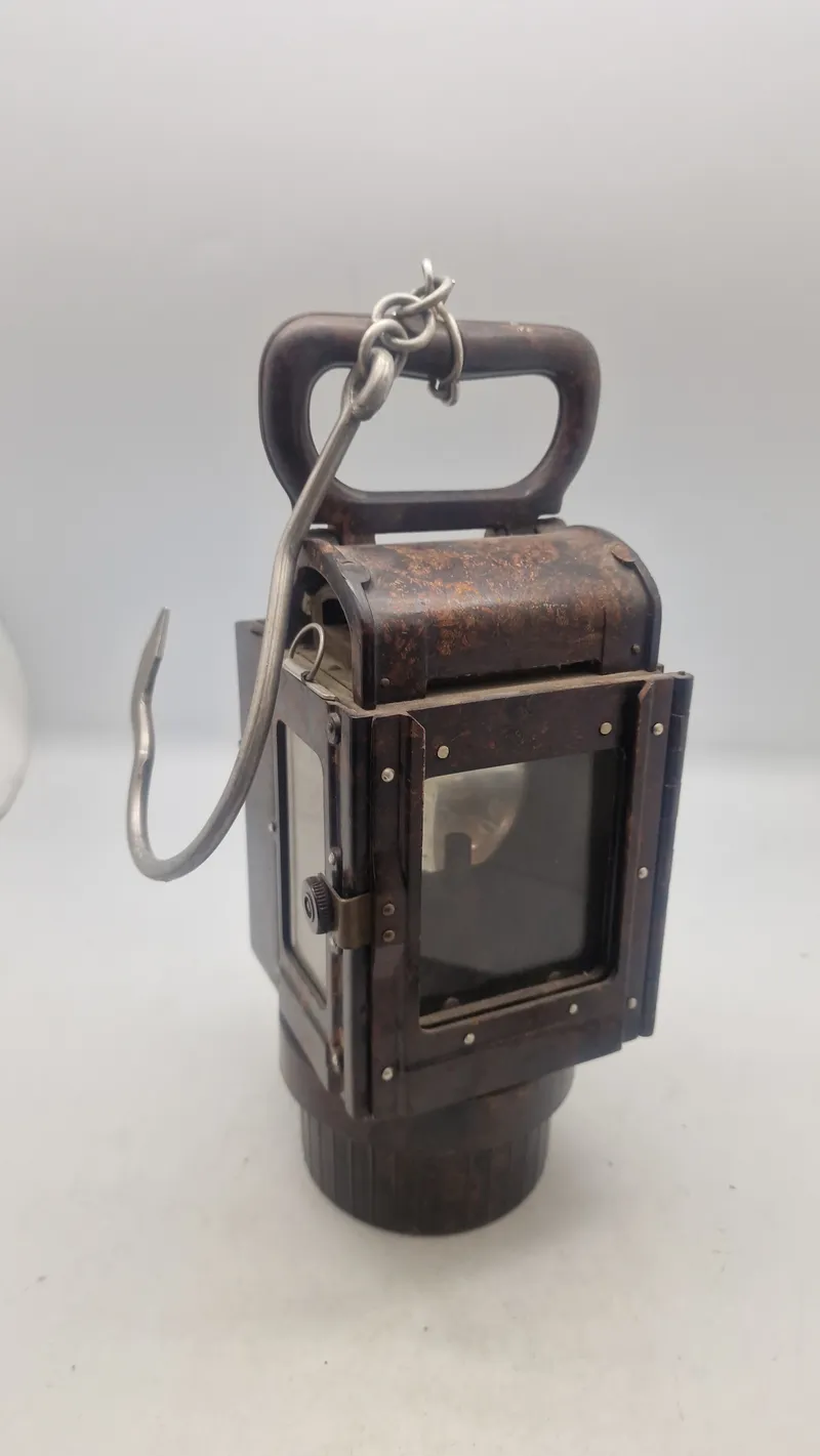 Original tysk bakelit karbid lygte