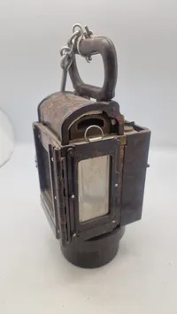 Original tysk bakelit karbid lygte