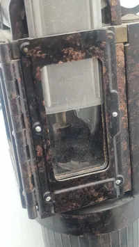 Original tysk bakelit karbid lygte