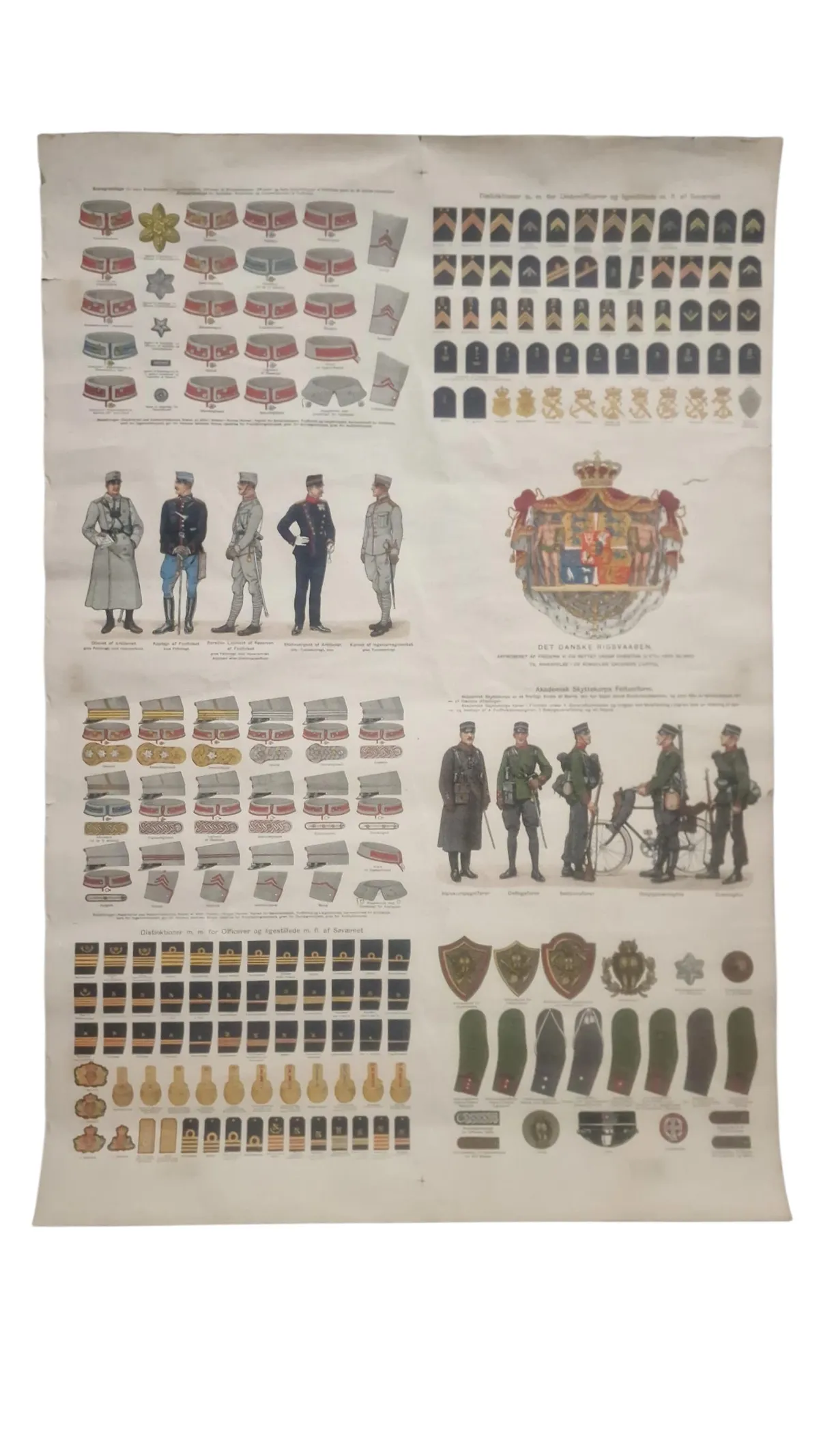 Stor Original Dansk Uniforms planche