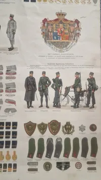 Stor Original Dansk Uniforms planche
