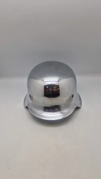 Original Tysk M42 hjelmskald, forkromet
