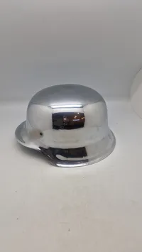 Original Tysk M42 hjelmskald, forkromet