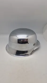 Original Tysk M42 hjelmskald, forkromet