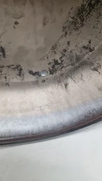 Original Tysk M42 hjelmskald, forkromet