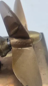 Original Sjælden Tysk torpedo spids
