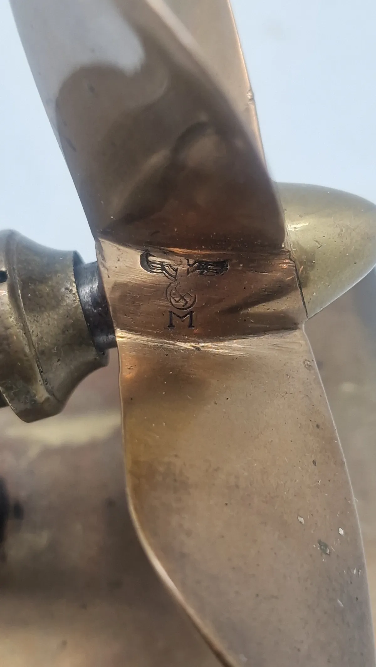 Original Sjælden Tysk torpedo spids