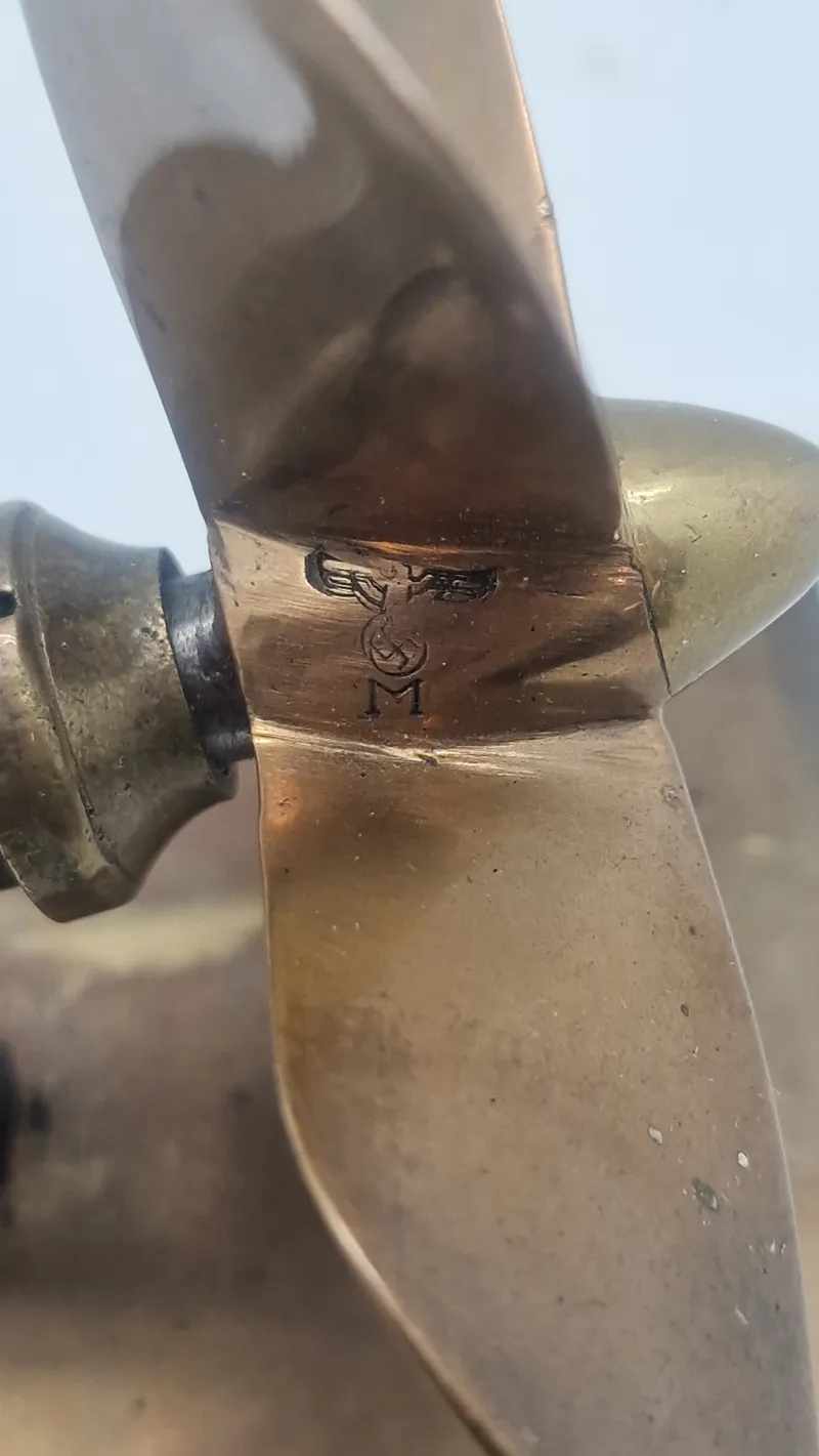 Original Sjælden Tysk torpedo spids
