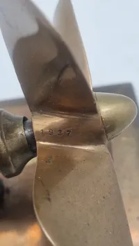 Original Sjælden Tysk torpedo spids