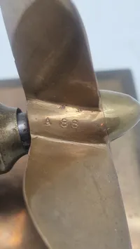 Original Sjælden Tysk torpedo spids