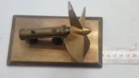 Original Sjælden Tysk torpedo spids