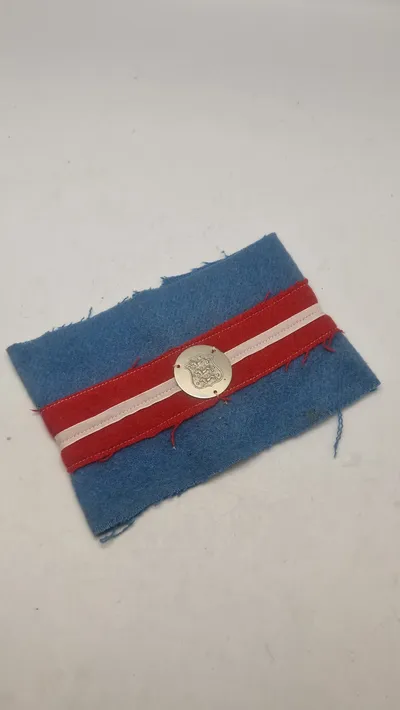 Originalt Armbind fra den Danske brigade i Sverige WW2