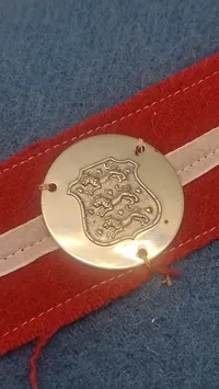 Originalt Armbind fra den Danske brigade i Sverige WW2
