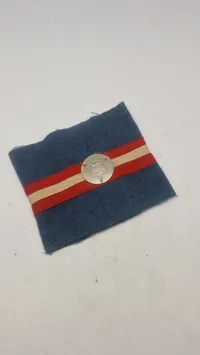 Originalt armbind fra den danske modstandsbevægelse