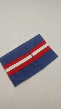 Originalt armbind fra den danske modstandsbevægelse