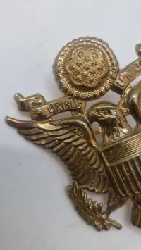 Amerikansk WW2 Officers kasket mærke