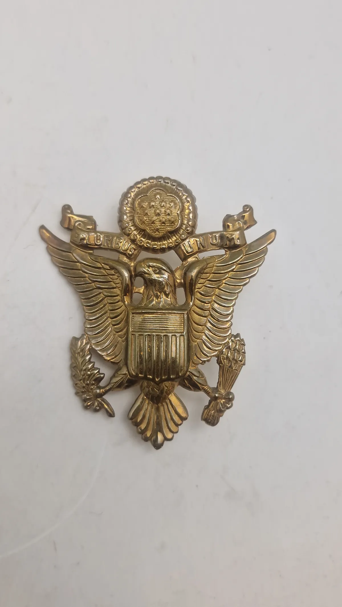 Amerikansk WW2 Officers kasket mærke