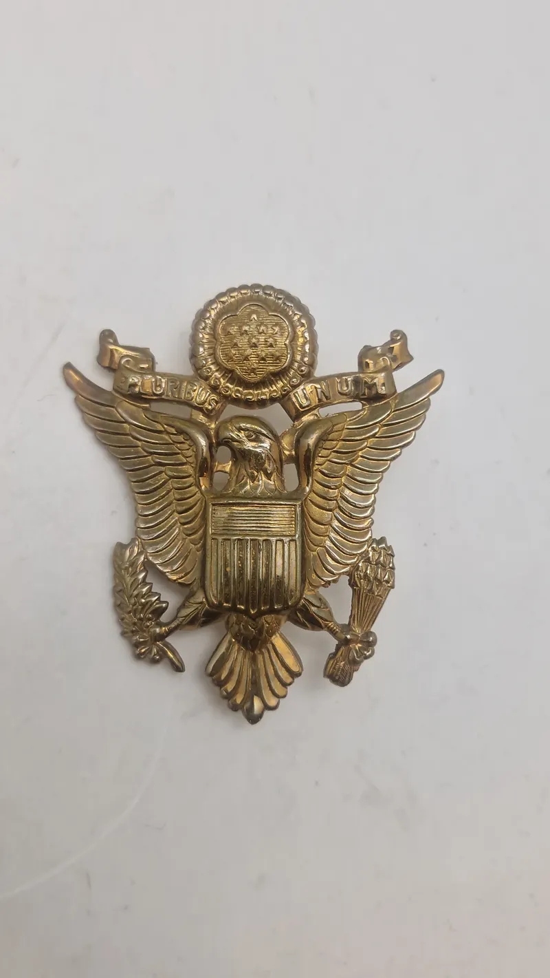 Amerikansk WW2 Officers kasket mærke