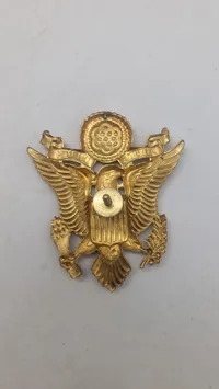 Amerikansk WW2 Officers kasket mærke