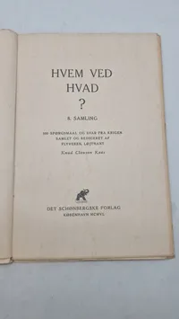 Hvem ved hvad. 500 spørgsmål om krigen