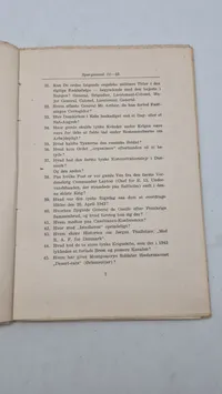 Hvem ved hvad. 500 spørgsmål om krigen