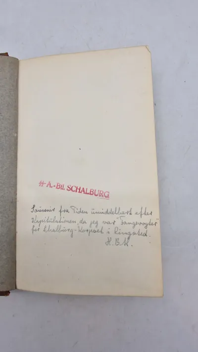 Original Bog fra Schalburgkorpset